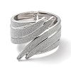 Sparkle Wings Wrap Alloy Cuff Bangles BJEW-C058-05P-02-2