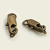 Brass Lobster Claw Clasps X-KK-KK801-AB-1