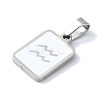 304 Stainless Steel Pendants STAS-C097-56P-06-2