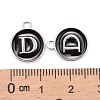 Platinum Plated Alloy Charms X-ENAM-S118-02D-P-3