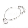 Tarnish Resistant 304 Stainless Steel Slider Bracelets BJEW-JB04044-11-1