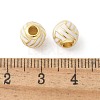 Brass Enamel Beads KK-P294-37G-02-2
