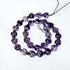 Natural Amethyst Beads Strands G-C062-A08-01A-3