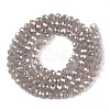 Electroplate Glass Beads Strands EGLA-A044-J4mm-B10-3