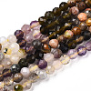 Natural & Synthetic Mixed Gemstone Beads Strands G-D080-A01-03-17-4