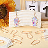 20Pcs Alloy Open Back Bezel Pendants FIND-CA0011-50RG-5