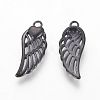 316 Surgical Stainless Steel Pendants STAS-P225-106B-2