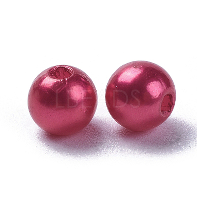 Imitation Pearl Acrylic Beads PL611-13-1