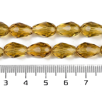 Transparent Glass Beads Strands X-EGLA-N013-T10mm-D08-1