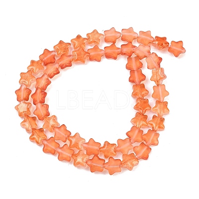Transparent Glass Beads Strand GLAA-F112-04F-1