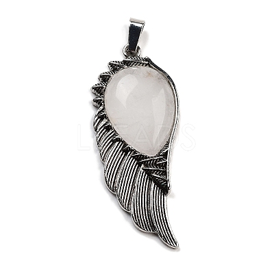 Natural Quartz Crystal Big Pendants G-G112-02AS-02-1