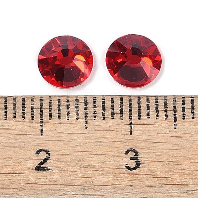 Glass Flat Back Rhinestone X-RGLA-C002-SS30-227-1