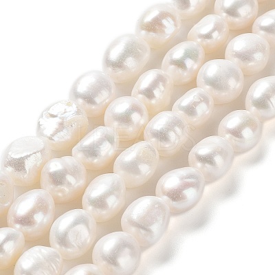 Natural Cultured Freshwater Pearl Beads Strands PEAR-Z002-14-1