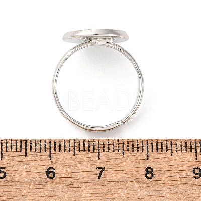 Adjustable Brass Ring Components KK-Q573-004P-1