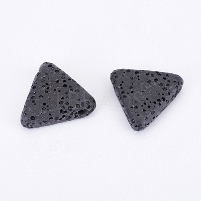 Natural Lava Rock Beads X-G-P316-H-1