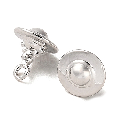 Rack Plating Brass Planet Charms KK-Q807-03P-1
