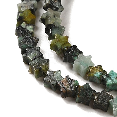 Natural African Turquoise(Jasper) Beads Strands G-G085-B06-01-1