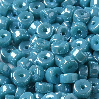 Opaque Colours Luster Glass Seed Beads SEED-E001-P3x6mm-A10-1