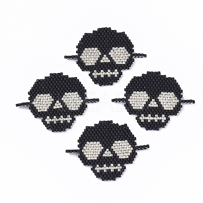 Handmade Japanese Seed Beads Links SEED-S025-47-1
