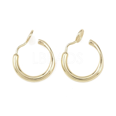 Brass Clip-on Earring Findings KK-F921-08B-G-1