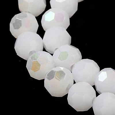 Imitation Jade Glass Beads Strands EGLA-A035-J6mm-L05-1