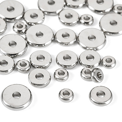 30Pcs 3 Styles Brass Spacer Beads KK-TADJ0001-09A-1