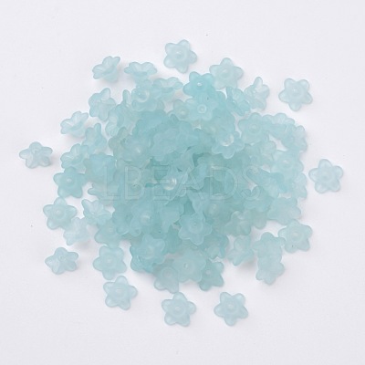 Transparent Acrylic Beads X-PL554-11-1