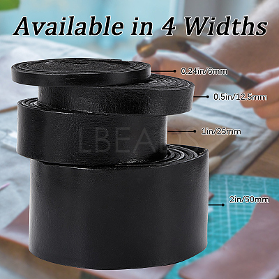 2M Flat Leather Cord LC-WH0007-07B-1