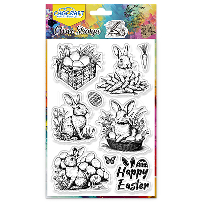PVC Plastic Clear Stamps DIY-WH0618-0315-1