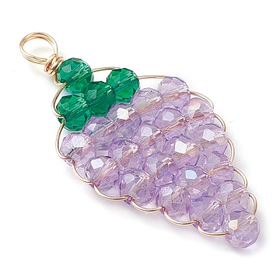 Glass Pendants PALLOY-JF03003-1