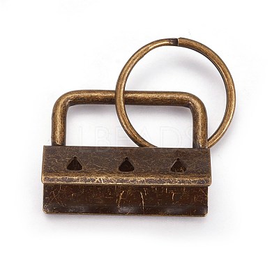 Electroplate Iron Split Key Rings IFIN-WH0044-01C-AB-1