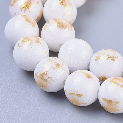 Natural Mashan Jade Beads Strands X-G-F670-A18-6mm-1