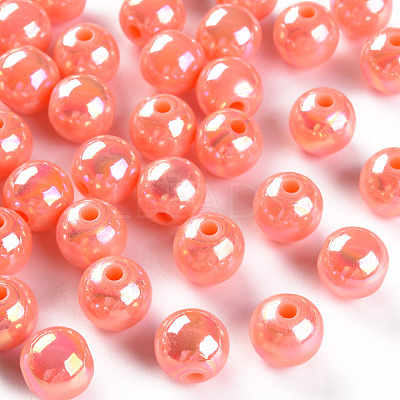 Opaque Acrylic Beads MACR-S370-D10mm-SS2109-1