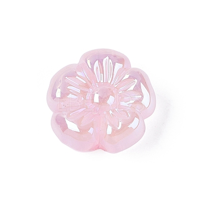 UV Plating Opaque Acrylic Beads OACR-N161-08E-1