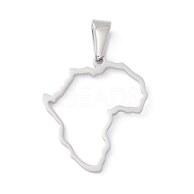 Non-Tarnish 304 Stainless Steel Pendants STAS-G284-02P-1