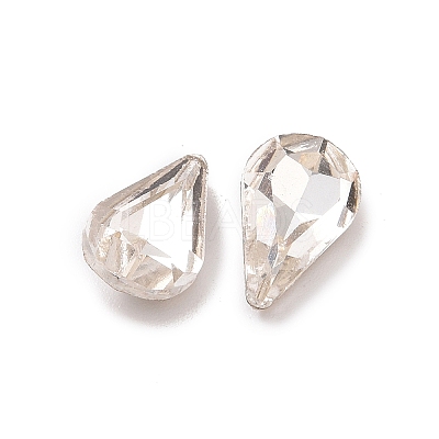 Glass Rhinestone Cabochons GGLA-P002-07C-01-1