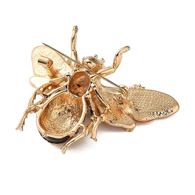 Bee with Flower Enamel Pins RB-CBAC813-01G-01-1