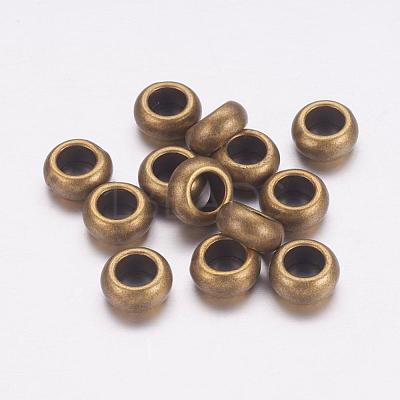 Tibetan Style Alloy Beads TIBEB-48831-AB-FF-1