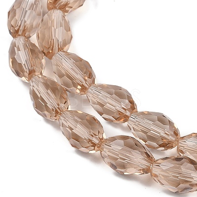 Transparent Glass Beads Strands LS-EGLA-N013-T10mm-D23-1