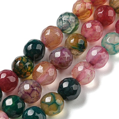 Natural Agate Beads Strands G-C082-A01-13-1