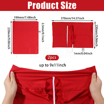 Polyester Book Cover OFST-WH0004-144C-1