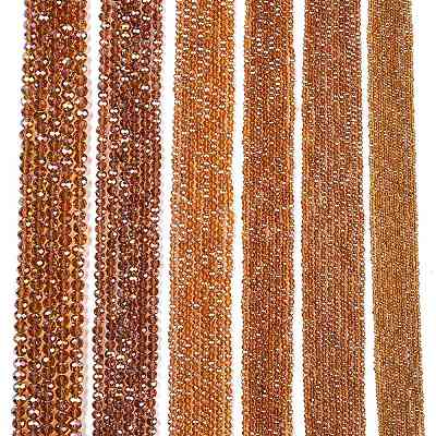Electroplate Glass Beads Strands EGLA-A044-T1mm-B04-1