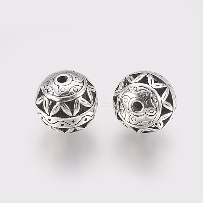 Tibetan Style Alloy Beads TIBEB-L002-16M-1