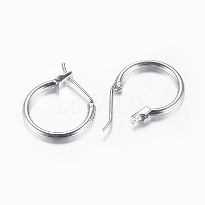 Brass Hoop Earrings X-KK-E720-01P-1