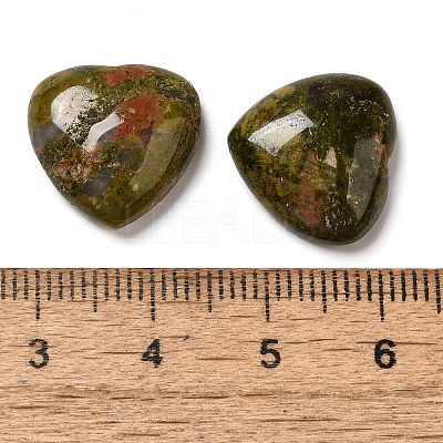 Natural Unakite Cabochons G-F776-02A-06-1