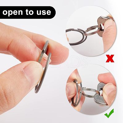 Titanium Alloy Split Rings FIND-CA0004-64-1