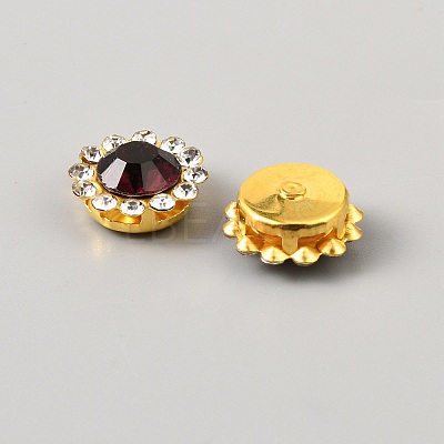 Glass Rhinestone Sew on Rhinestone FIND-WH0521-73-1