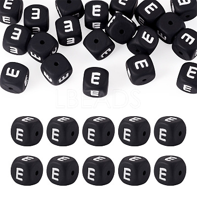 20Pcs Food Grade Eco-Friendly Silicone Beads SIL-TADJ0001-04E-1