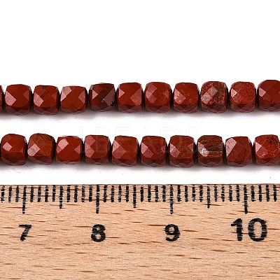 Natural Red Jasper Beads Strands G-N342-130-1
