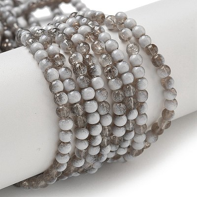 Crackle Glass Beads Strands GLAA-U001-4mm-06-1